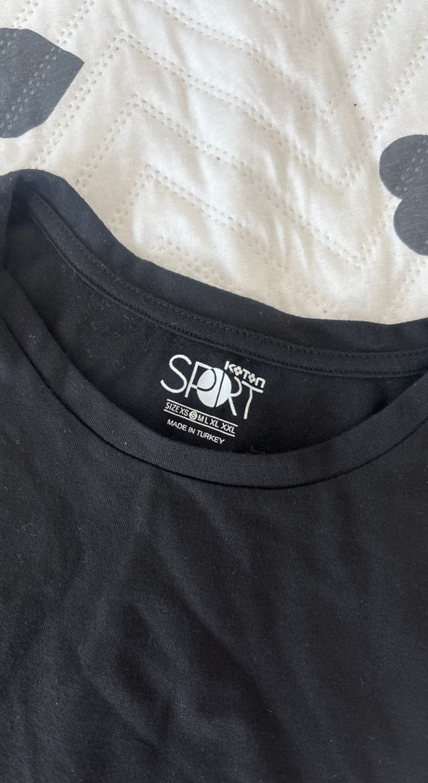 Siyah Baskılı Spor Atlet - Görsel 2