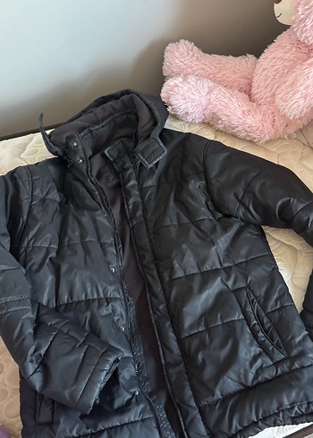 Siyah erkek Mont - Görsel 2