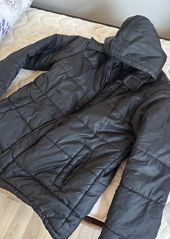 Siyah erkek Mont - Görsel 5