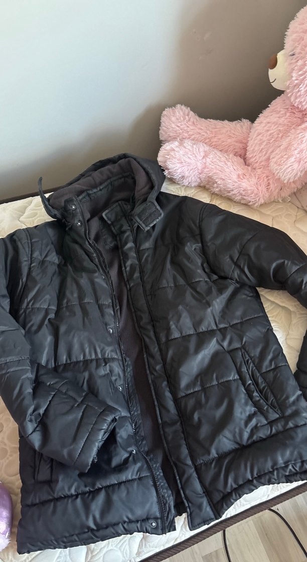 Siyah erkek Mont - Görsel 2