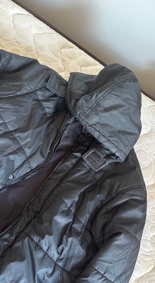 Siyah erkek Mont - Görsel 4