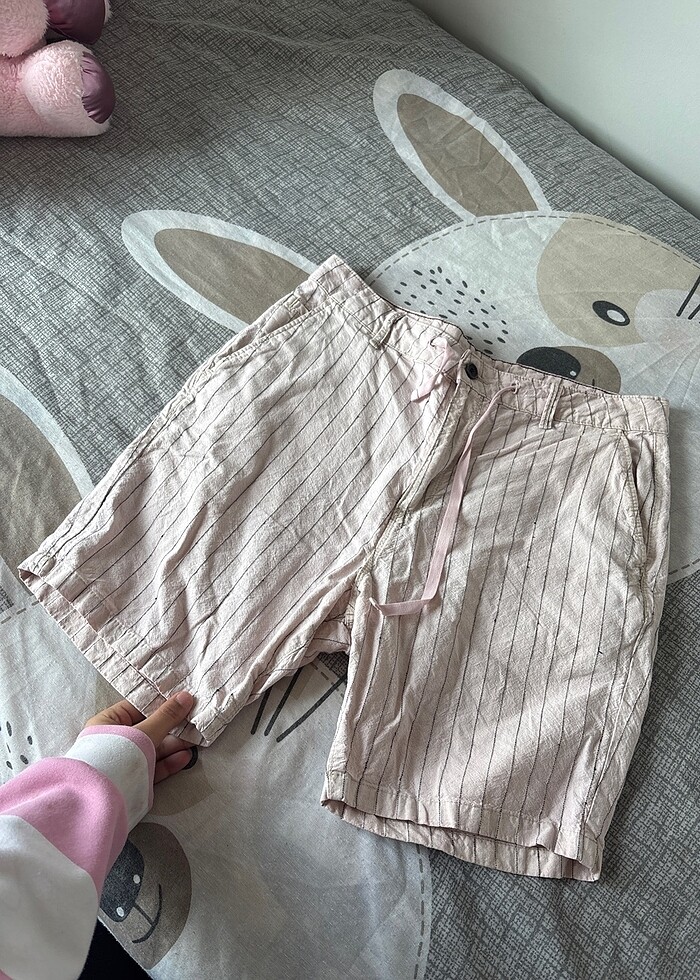 Çizgili şort - Görsel 2