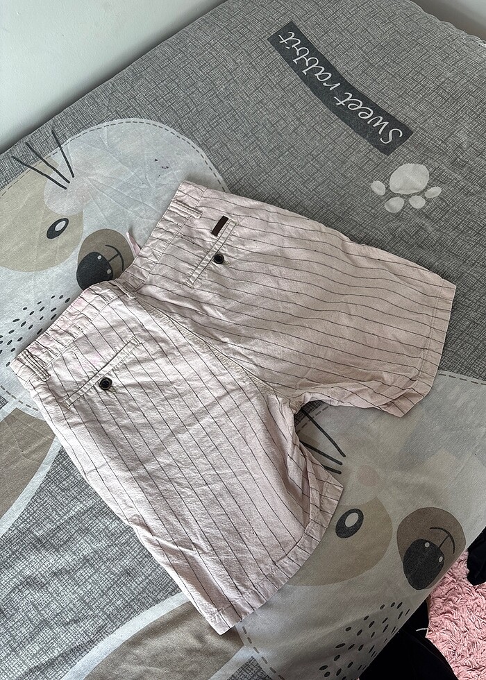 Çizgili şort - Görsel 4