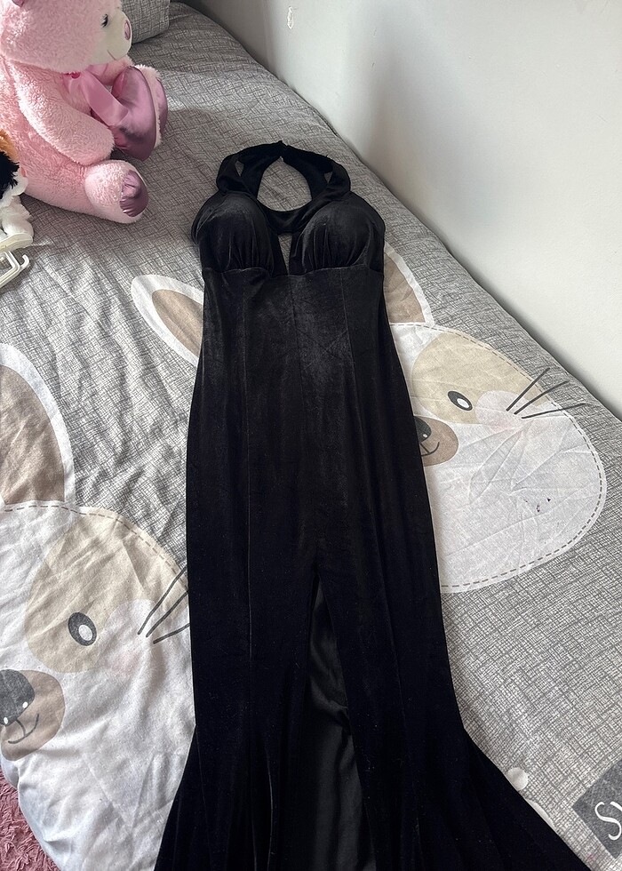 Kadife abiye - Görsel 2