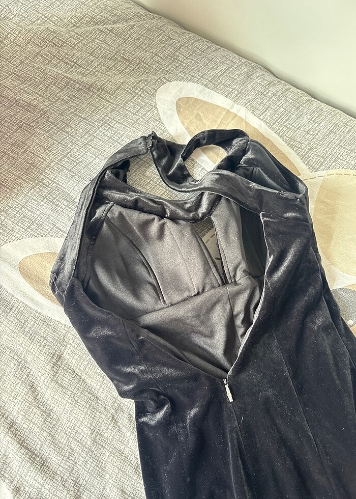 Kadife abiye - Görsel 4