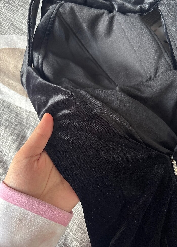 Kadife abiye - Görsel 5