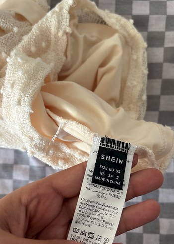 Beyaz Mini Bohem beyaz Elbise - Görsel 5