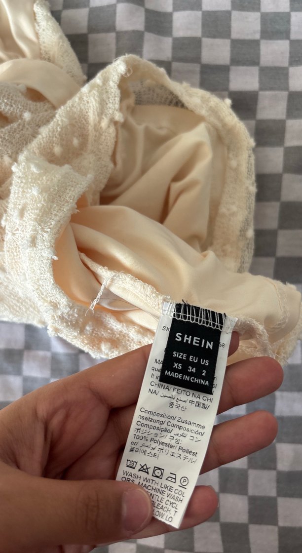 Beyaz Mini Bohem beyaz Elbise - Görsel 5