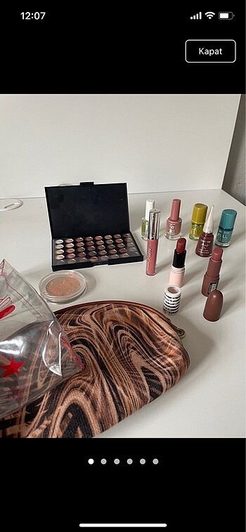 Makyaj seti toplu#Dudakkalemi#beaulis#flormar#oje#lykd#avon#kiko - Görsel 2