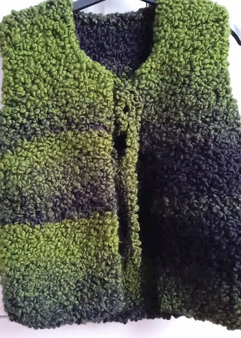 Çocuk Örgu Yelek - Görsel 3