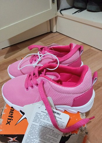 Kız Çocuk Pembe Elastik Bağcıklı Spor Ayakkabı - Görsel 2