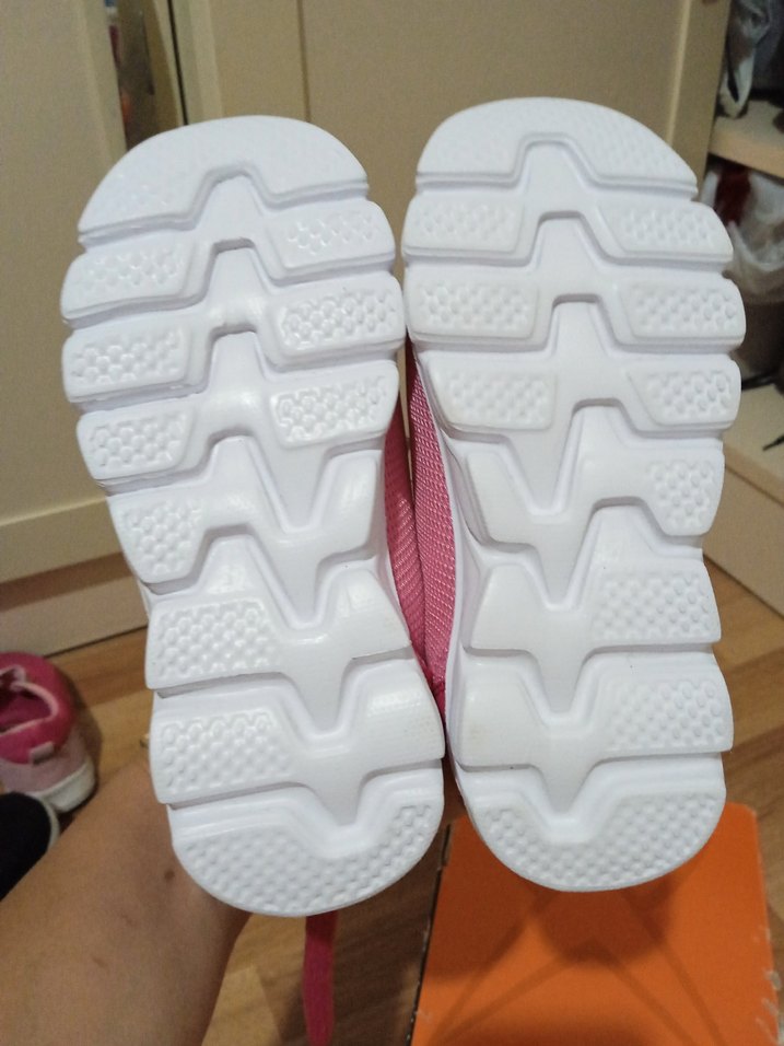 Kız Çocuk Pembe Elastik Bağcıklı Spor Ayakkabı - Görsel 4