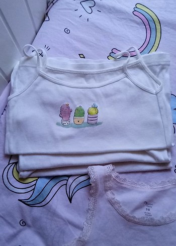 Pastel Renkli Kız Çocuk İç Giyim Seti - Görsel 2