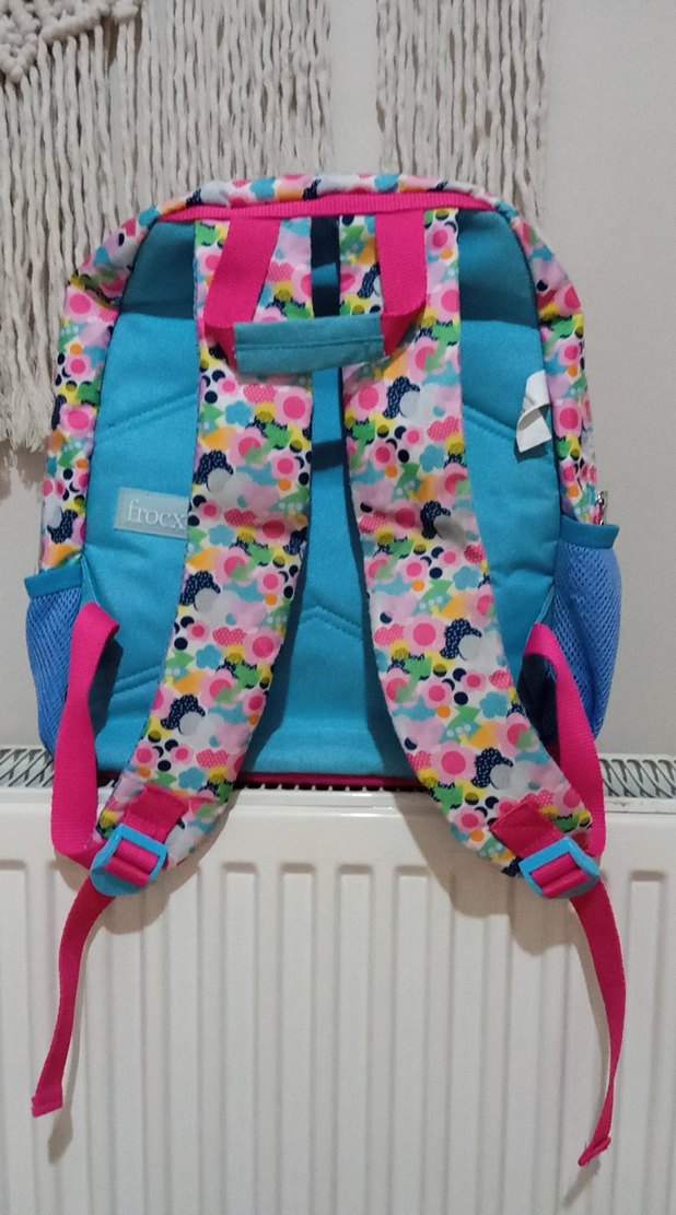 Renkli Barbie Desenli Çocuk Okul Çantası - Görsel 2