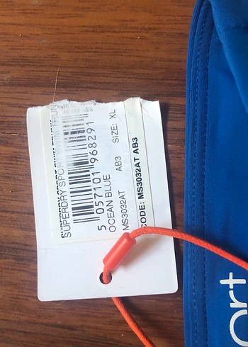 SuperDry Erkek Mavi  Mayo - Görsel 2