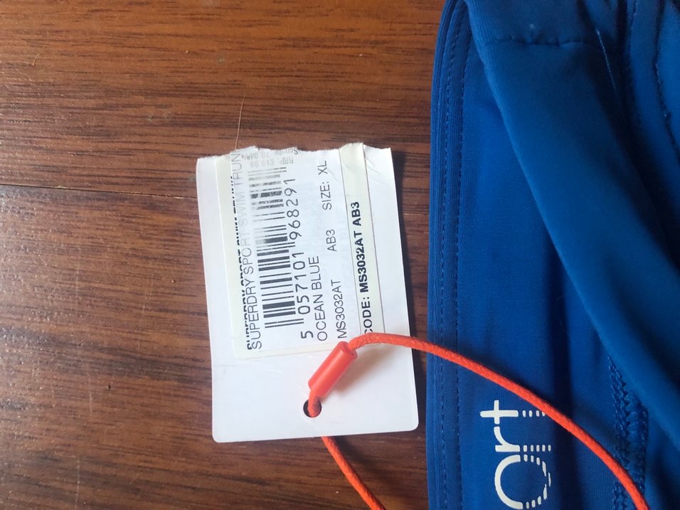 SuperDry Erkek Mavi  Mayo - Görsel 2