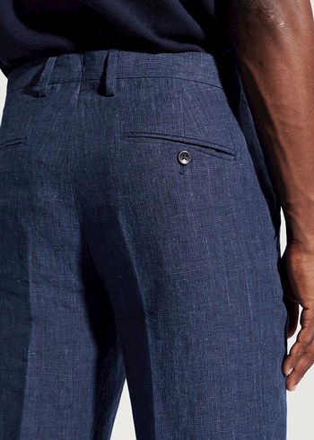 Mango Keten Pantolon - Görsel 5