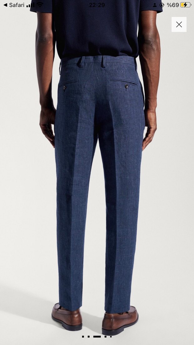 Mango Keten Pantolon - Görsel 2