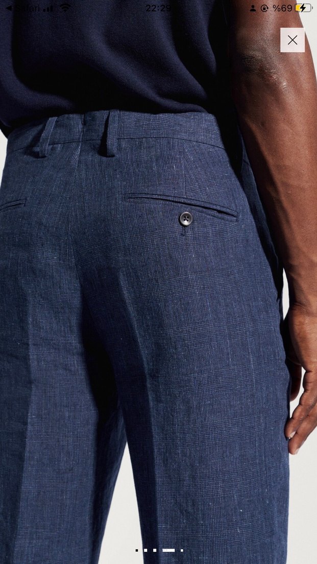 Mango Keten Pantolon - Görsel 5