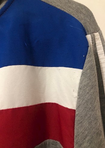 Gri Fermuarlı Erkek Kapüşonlu Sweatshirt - Görsel 2