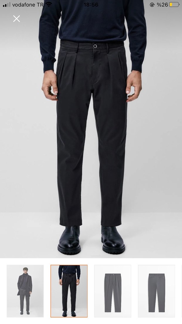Massimo Dutti Chino Pantolon - Görsel 2