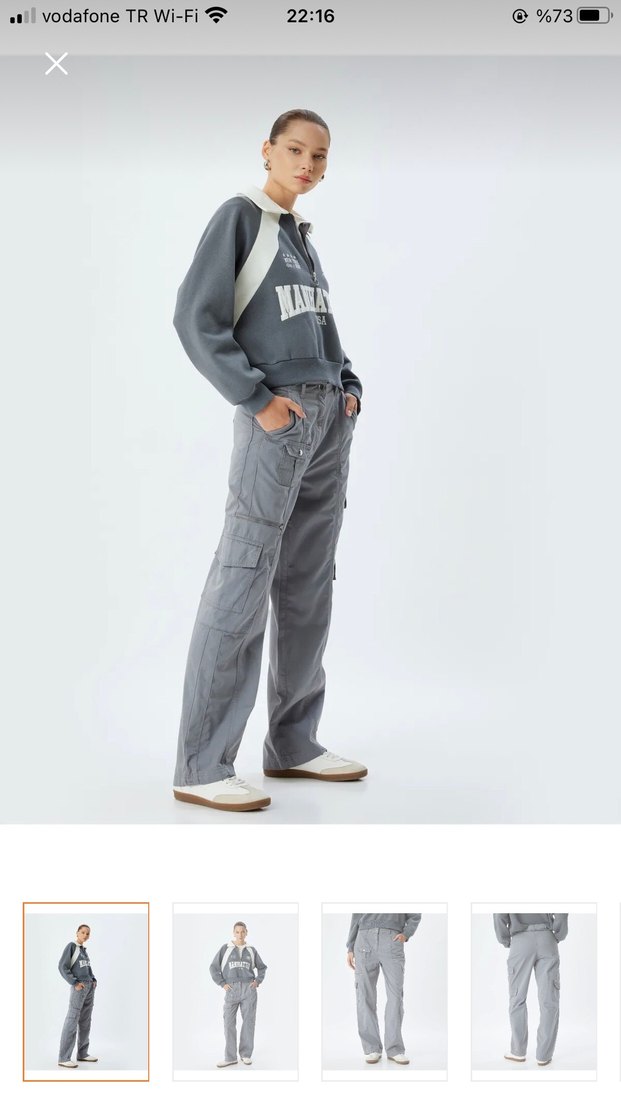 Koton Rahat Kesim Pantolon - Görsel 5