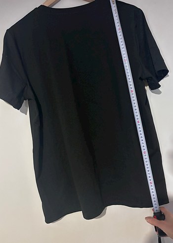 Siyah Baskılı WLW T-shirt - Görsel 4