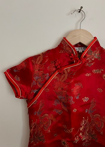 Özgün doğu motifli işlemeli elbise - Görsel 2