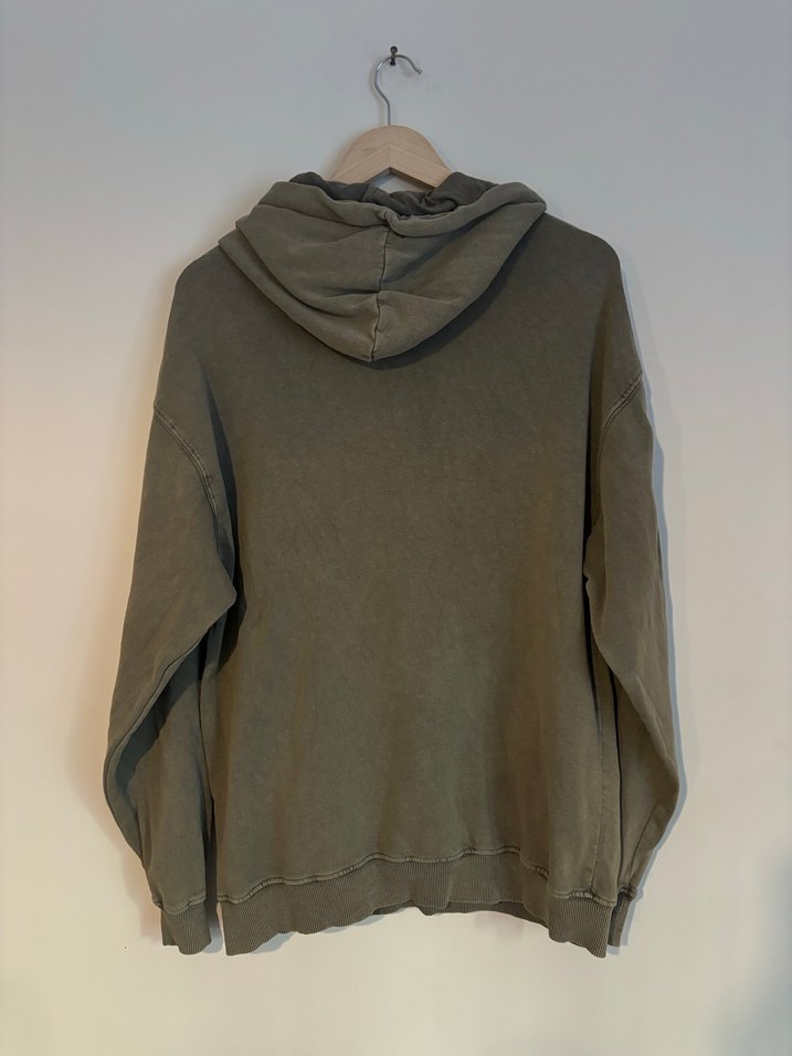 Haki Kapüşonlu Sweatshirt - Görsel 2