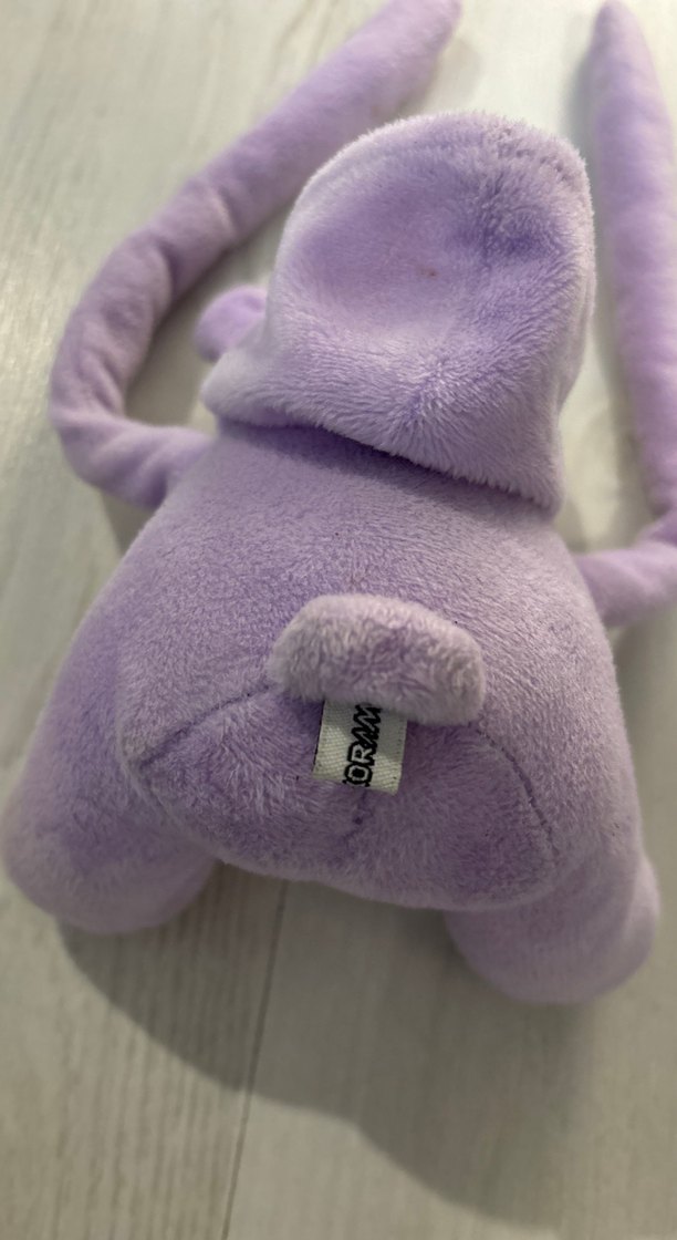 Vakkorama Koukie çanta charmı lila peluş - Görsel 4