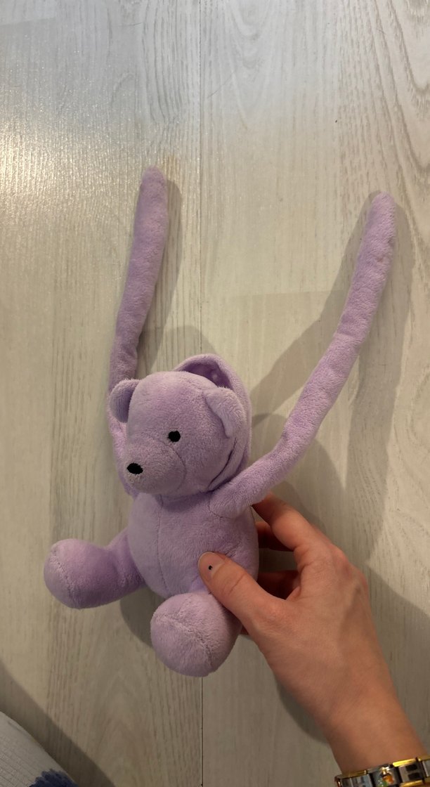 Vakkorama Koukie çanta charmı lila peluş - Görsel 2