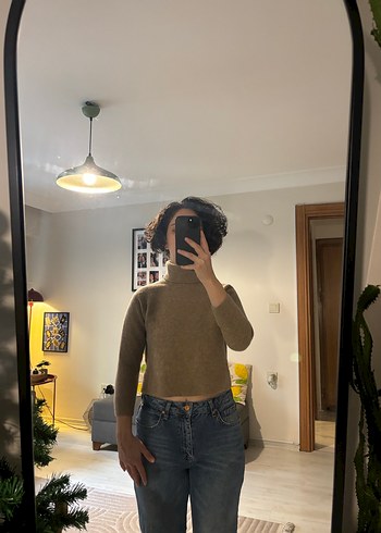 Uniqlo yün boyunlu kazak - Görsel 8