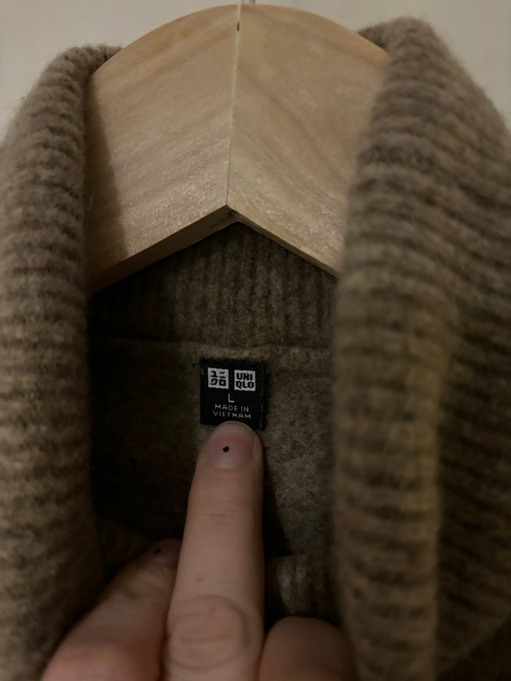 Uniqlo yün boyunlu kazak - Görsel 2