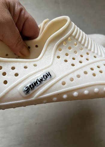 Erkek Beyaz Kauçuk deniz Ayakkabısı - Görsel 3