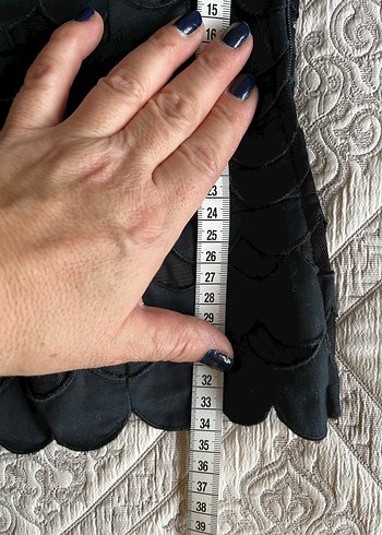 İşlemeli Straplez Fırfırlı Bustiyer - Görsel 6