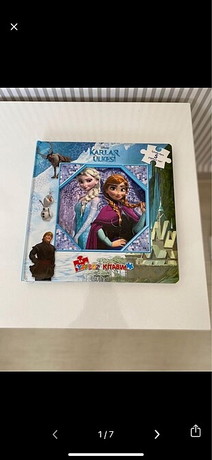 Elsa kitap şeklinde puzzle