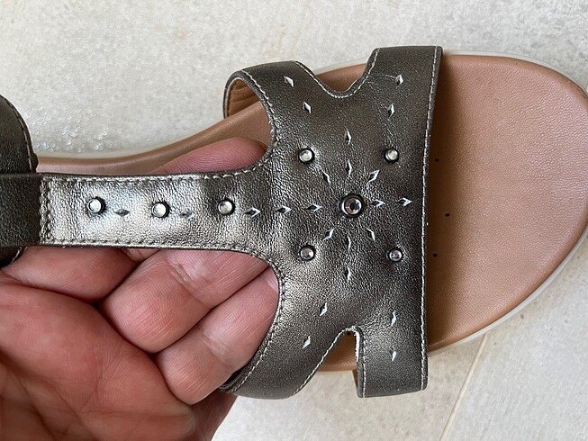 39 Beden haki Renk Clarks sandalet