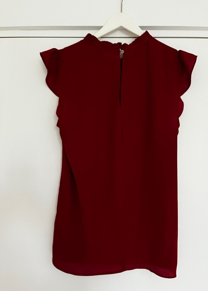 Bayan şifon gömlek - Görsel 2