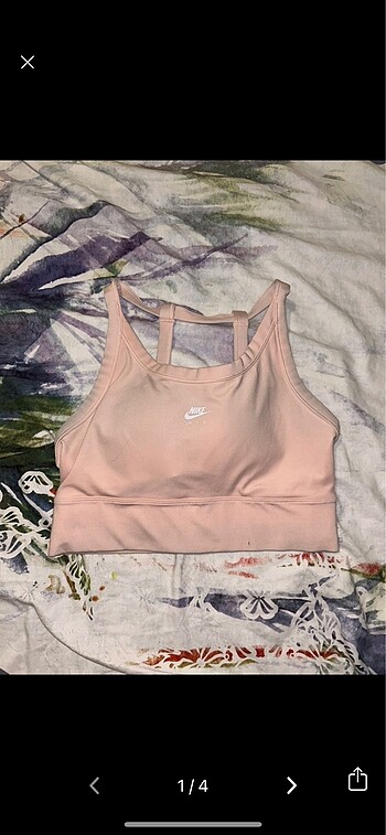 Nike Sporcu Sütyeni Açık Pembe
