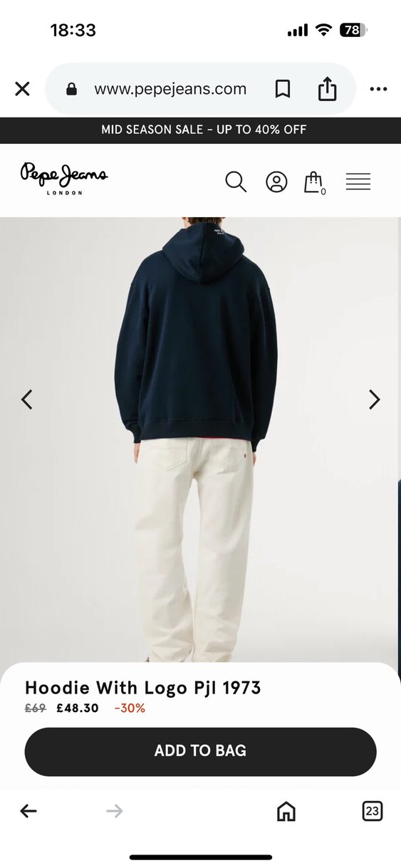 Erkek Pepe jeans london   Sweatshirt - Görsel 3