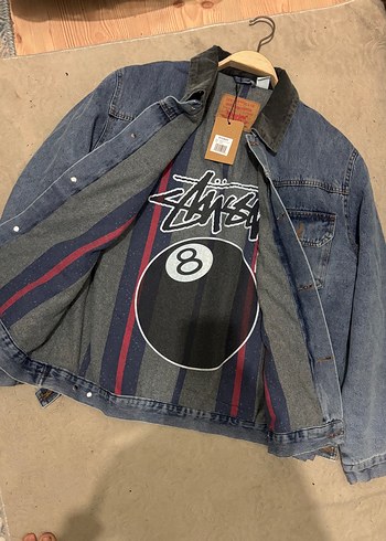 Levis Stussy Koleksiyon Mavi Denim Ceket