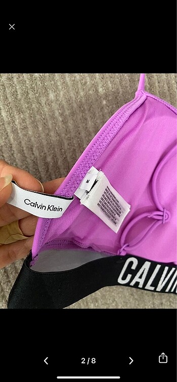 Calvin Klein CALVİN KLEİN BİKİNİ ÜSTÜ