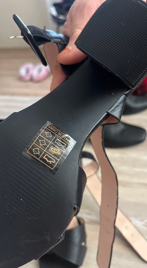 Kadın Siyah Topuklu Tokalı Akşam Ayakkabısı - Görsel 2