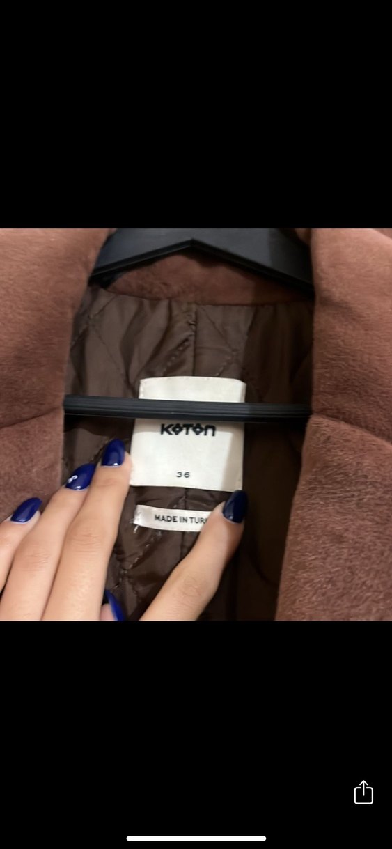 KAHVERENGİ KADIN KABAN - Görsel 3