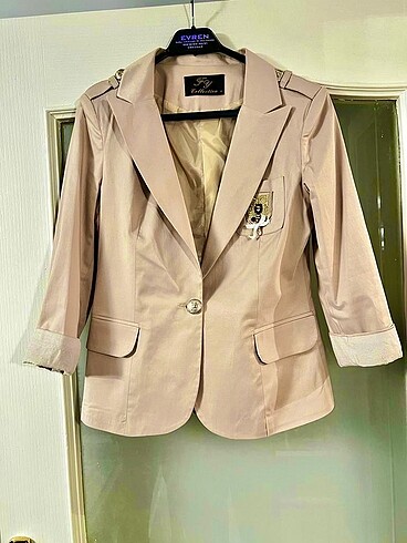 Pudra Bayan Blazer Ceket