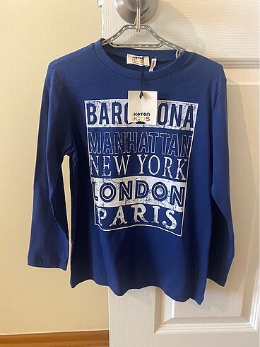 KOTON Erkek Çocuk Uzun Kol Tshirt (5-6yaş)