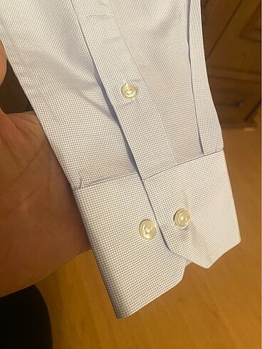 m Beden mavi Renk COTTON BAR Erkek Regular Fıt Gömlek