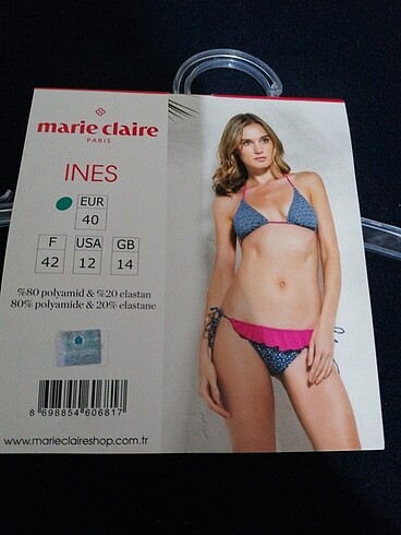 40 Beden MARİE CLAİRE INES Bağcıklı Bikini