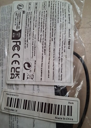 Kırmızı Anten Kablosu ve Adaptör Seti - Görsel 2