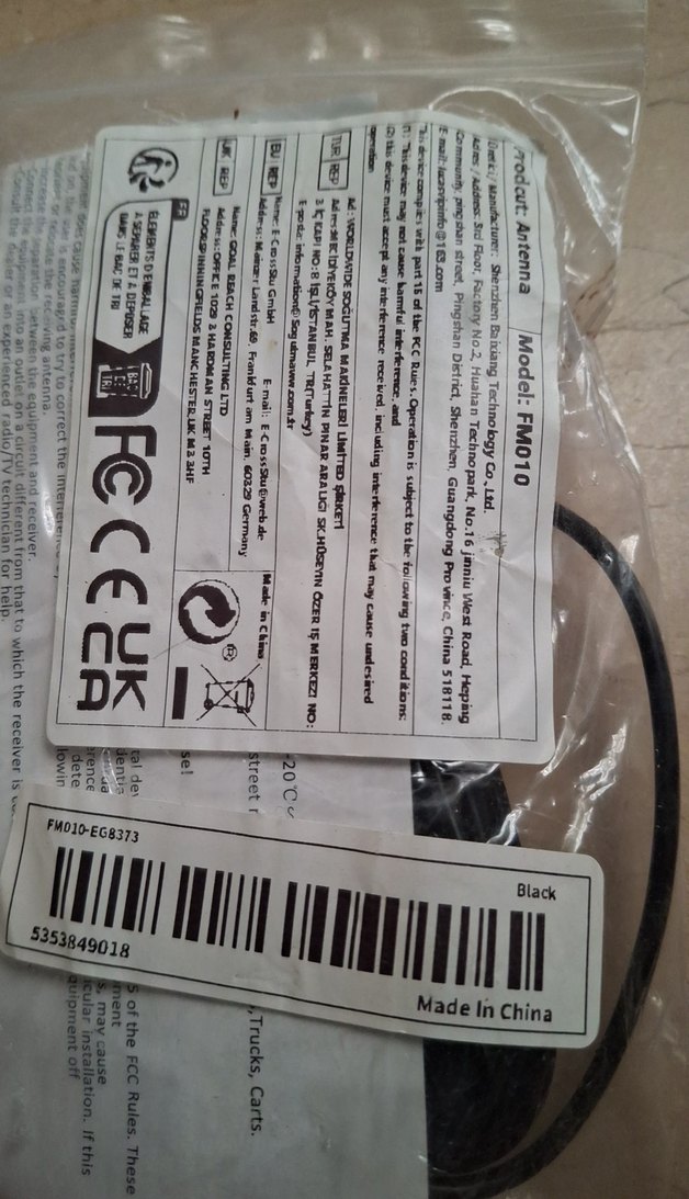 Kırmızı Anten Kablosu ve Adaptör Seti - Görsel 2